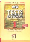 Bild des Verkufers fr 1000 Tests en franais Niveau 1 zum Verkauf von AG Library