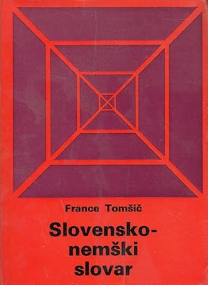 Slovensko-nemski slovar = Slowenisch-Deutsches Wörterbuch. Slovarji DZS