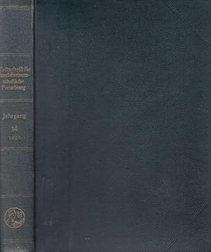 Zeitschrift für Handelswissenschaftliche Forschung, 14. Jahrgang 1920