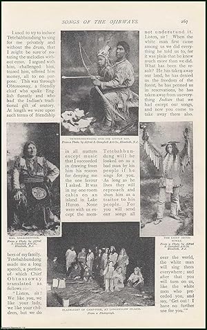 Imagen del vendedor de Songs of The Tribe of Ojibways : North American Indian. An original article from The Strand Magazine, 1907. a la venta por Cosmo Books