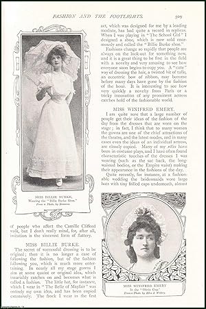 Seller image for Miss Lilian Braithwaite ; Miss Billies Burke ; Miss Zena Dare ; Miss Isabel Jay, & others. Fashion and The Footlights : A Symposium of Eminent Actresses. An original article from The Strand Magazine, 1907. for sale by Cosmo Books