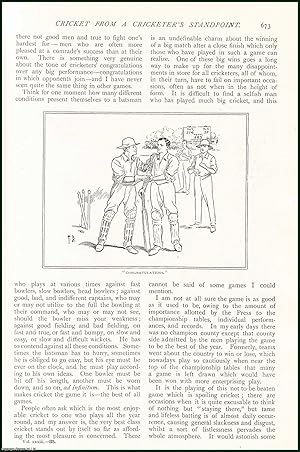 Seller image for Cricket From a Cricketer's Standpoint. An original article from The Strand Magazine, 1907. for sale by Cosmo Books