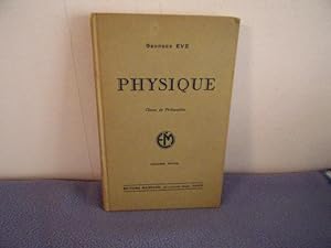 Seller image for Physique classe de philosophie 3 me dition for sale by arobase livres