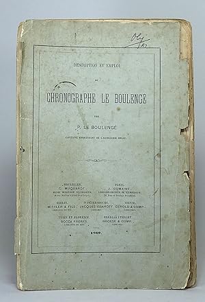 Description et emploi du chronographe Le Boulengé.