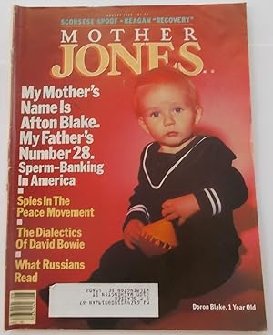 Seller image for Mother Jones Magazine (August 1983) (Cover Story: Sperm-Banking in America) for sale by Bloomsbury Books