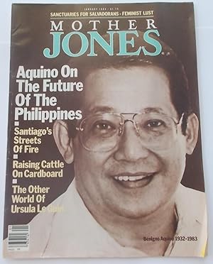 Seller image for Mother Jones Magazine (January 1984) Cover Story: Benigno Aquino for sale by Bloomsbury Books