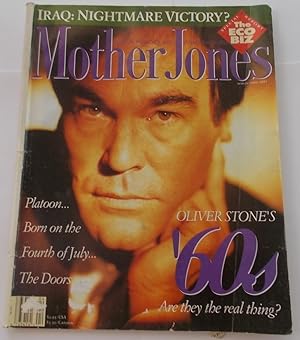 Seller image for Mother Jones Magazine (March-April 1991) Cover Story: Oliver Stone's '60s - Are They the Real Thing? for sale by Bloomsbury Books