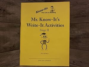 Seller image for Mr. Know-It's Write-It Activities - Stage 2 for sale by Archives Books inc.