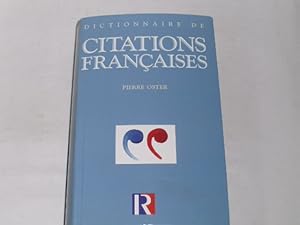 Bild des Verkufers fr Dictionnaire de Citations Francaises. zum Verkauf von Der-Philo-soph