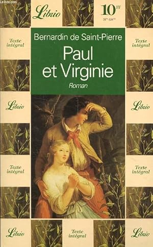 Bild des Verkufers fr PAUL ET VIRGINIE zum Verkauf von Le-Livre