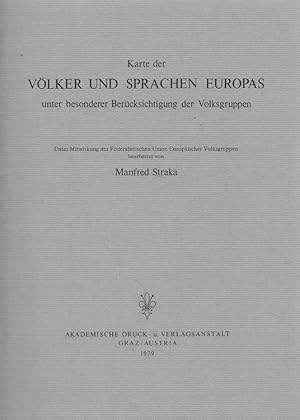 Völker und Sprachen Europas : unter besonderer Berücksichtigung der Volksgruppen. unter Mitw. d. ...