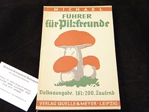 Bild des Verkufers fr Fhrer fr Pilzfreunde. Volksausgabe. Neu hrsg. von Br. Hennig. zum Verkauf von Antiquariat Bebuquin (Alexander Zimmeck)