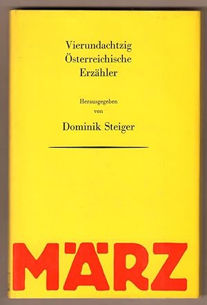 Seller image for Vierundachtzig sterreichische Erzhler. for sale by Antiquariat Neue Kritik