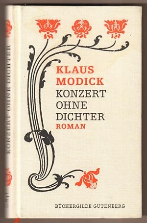 Bild des Verkufers fr Konzert ohne Dichter : Roman. zum Verkauf von Antiquariat Neue Kritik
