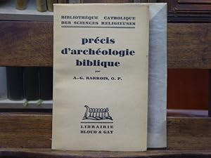 Seller image for Prcis d'archologie biblique. for sale by Tir  Part