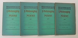 Seller image for Philosophy of Science: Organ of the Philosophy of Science Association, 1942. Volume 9, Numbers 1-4 for sale by My Father's Books