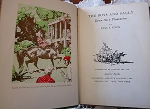 Seller image for The Boys and Sally Down on a Plantation for sale by Ellery Center Books
