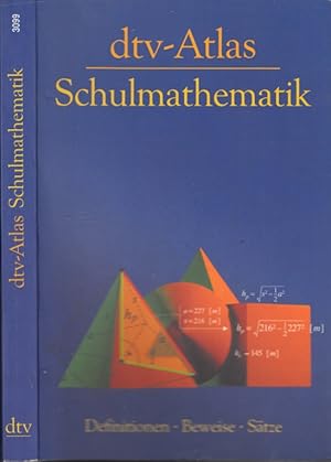 Bild des Verkufers fr dtv-Atlas Schulmathematik - Detinitionen, Beweise, Stze Mit 141 Abbildungsseiten in Farbe - Graphische Gestaltung der Abbildungen Carsten und Ingo Reinhardt zum Verkauf von Andrea Ardelt