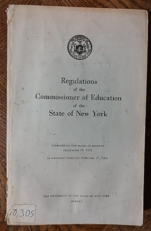 Regulations of the Commissioner of Education of the State of New York