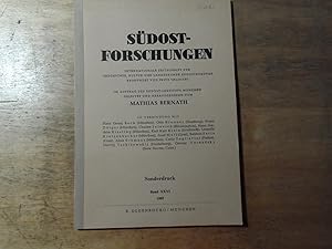 Immagine del venditore per Sdostforschungen - Sonderdruck Band XXVI venduto da Ratisbona Versandantiquariat