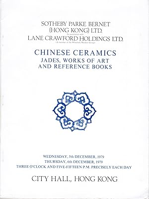 Chinese Ceramics, Jades, Works of Art and Reference Books. In Association with Lane Crawford Hold...