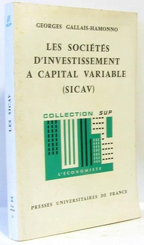 Les sociétés d'investissement à capital variable (sicav)