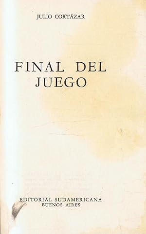 Image du vendeur pour FINAL DEL JUEGO mis en vente par Librera Torren de Rueda