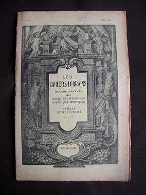 Image du vendeur pour Les cahiers lorrains - N5 1933 mis en vente par Librairie Ancienne Zalc