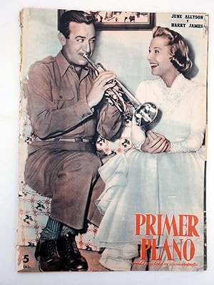 PRIMER PLANO REVISTA ESPAÑOLA DE CINEMATOGRAFÍA 831. JUNE ALLYSON Y HARRY JAMES (Vvaa) 1956