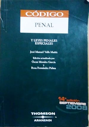 Immagine del venditore per Cdigo penal y leyes penales especiales venduto da LIBRERA LAS HOJAS