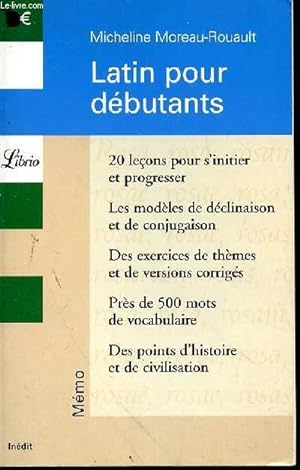 Seller image for LATIN POUR DEBUTANTS for sale by Le-Livre