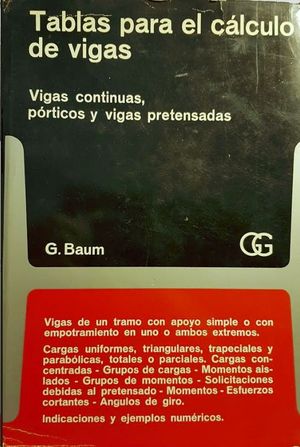 TABLAS PARA EL CALCULO DE VIGAS