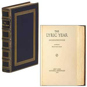 Image du vendeur pour The Lyric Year: One Hundred Poems mis en vente par Between the Covers-Rare Books, Inc. ABAA