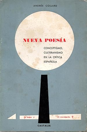 Seller image for Nueva poesia;conceptismo,culteranismo en la critica espanola for sale by JP Livres