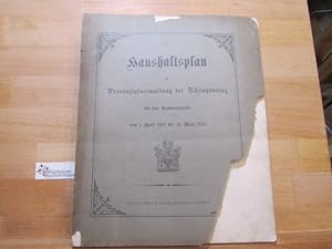 Haushaltsplan der Provinzialverwaltung der Rheinprovinz für das Rechnungsjahr vom 1. April 1912 b...