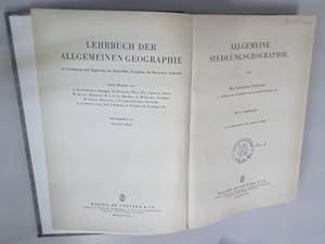 Bild des Verkufers fr Allgemeine Siedlungsgeographie. Lehrbuch der allgemeinen Geographie, Bd. 6. zum Verkauf von Antiquariat Bookfarm