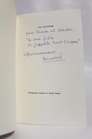 Bild des Verkufers fr Un gouffre ou l'image dans ce que peint Michel Steiner zum Verkauf von Librairie Le Feu Follet