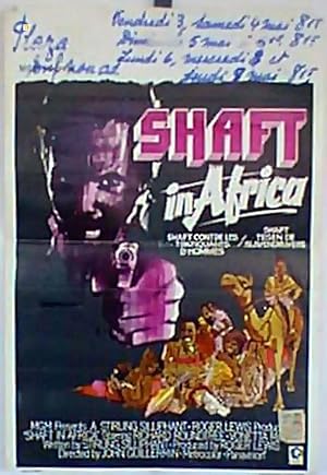 Seller image for SHAFT IN AFRICA - 1973Dir JOHN GUILLERMINCast: RICHARD ROUNDTREEFRANK FINLAYCY GRANTBELGICA - -35X46-Cm.-14X18-INCHESPOSTER for sale by BENITO ORIGINAL MOVIE POSTER