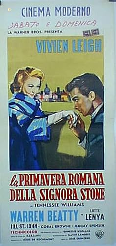 Seller image for PRIMAVERA ROMANA DELLA SIGNORA STONE, LA - 1961Dir JOSE QUINTEROCast: VIVIEN LEIGHWARREN BEATTYJILL ST. JOHNCORAL BROWNELOTTE LENYAJEREMY SPENSERITALIA - LOCANDINA-INSERT-33X70-CM.-13X27-IN.LOCANDINA for sale by BENITO ORIGINAL MOVIE POSTER