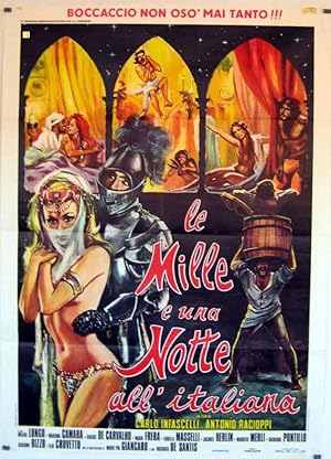 Immagine del venditore per MILLE E UNA NOTTE ALL'ITALIANA, LE - 1972Dir INFASCELLI - RACIOPPICast: MALISA LONGOMARIANA CAMARACARLOS DE CARVALHOITALIA - -100X140-Cm.-40X55-INCHES-2 SH.POSTER venduto da BENITO ORIGINAL MOVIE POSTER