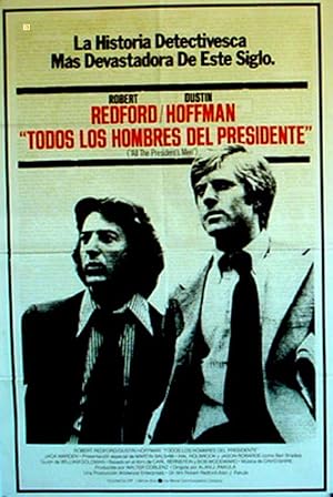 Imagen del vendedor de TODOS LOS HOMBRES DEL PRESIDENTE - 1975Dir ALAN J. PAKULACast: NED BEATTYJANE ALEXANDERROBERT REDFORDDUSTIN HOFFMANJACK WARDENMARTIN BALSAMJASON ROBARDSARGENTINA - -70X100-Cm.-27X41-INCHES-1 SH.POSTER a la venta por BENITO ORIGINAL MOVIE POSTER