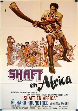 Seller image for SHAFT EN AFRICA - 1973Dir JOHN GUILLERMINCast: RICHARD ROUNDTREEFRANK FINLAYCY GRANTESPA?A - -70X100-Cm.-27X41-INCHES-1 SH.POSTER for sale by BENITO ORIGINAL MOVIE POSTER