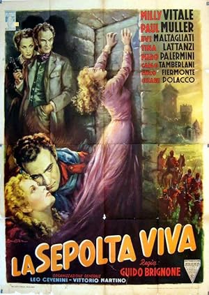 Seller image for SEPOLTA VIVA, LA - 1949Dir GUIDO BRIGNONECast: MILLY VITALEPAUL MULLERPIERO PALERMINIITALIA - 200X 140CM 55X80 INC.POSTER for sale by BENITO ORIGINAL MOVIE POSTER