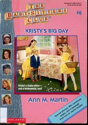 Seller image for Kristy's Big Day - The Baby-Sitters Club #6 for sale by Librairie Le Nord