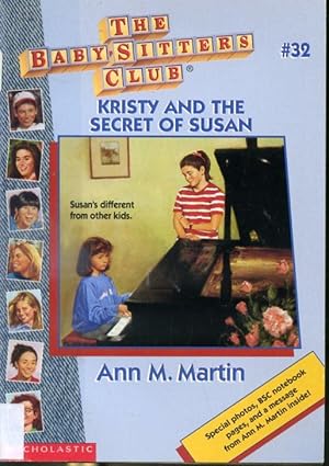 Seller image for Kristy and the Secret of Susan - The Baby-Sitters Club #32 for sale by Librairie Le Nord