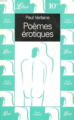 Bild des Verkufers fr POEMES EROTIQUES zum Verkauf von Le-Livre
