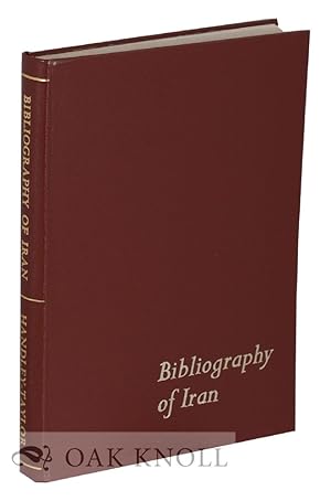 Imagen del vendedor de BIBLIOGRAPHY OF IRAN a la venta por Oak Knoll Books, ABAA, ILAB