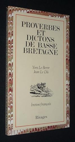 Image du vendeur pour Proverbes et dictons de Basse-Bretagne, breton-franais mis en vente par Abraxas-libris