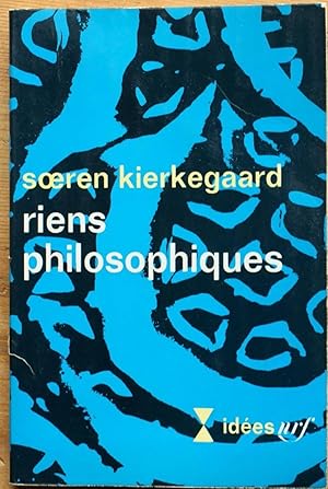 Seller image for Riens philosophiques for sale by Aberbroc