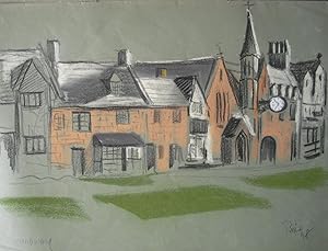 Broadway (Worcestershire) Original Pastel Sketch
